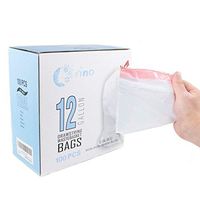 Orino 12 Gallon Customized Trash Bag Drawstring Garbage Bags Ultra Strong Odor Control Acid Resistant Codes J Compatible fit for Tall Kitchen Can 45Liter 0.85 mil 21.46"x30.71", 100 Count