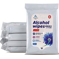 5 Pack Wet Wipe Travel Size, Portable Hand Clean Wipes, 10 Pcs/pack Refreshing Skin Cleaning Wipes for Hands, Mouth, Face, Cell Phone, Toy, Pocket Size Swabs Pads Bulk (5)