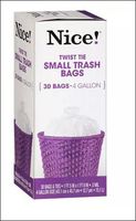 Nice! Small Trash Bags 4 Gallon 30.0 ea (pack of 1)