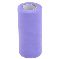 uxcell Polyester Wedding Party Craft Chair Bow Tulle Spool Roll 6 Inch x 25 Yards Light Purple