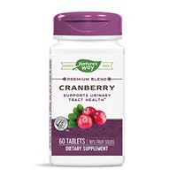Nature's Way Standardized Cranberry; 90% Fruit Solids per serving; Gluten Free; Vegetarian; 60 Count
