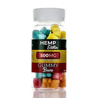 Limited Time Offer : Hemp Gummies - Gummy Bears 500mg - Non-GMO, Made in USA (33-38 Gummies)