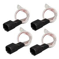 RED WOLF Speaker Wire Harness Adapter Connector For Ford 1998-2011, Mazda 1998-2011, Lincoln 2003-2011, Mercury 2000-2010 Vehicles 2 Pair