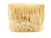 500PCS Plastic Disposable Fruit Forks-Hear Shaped 3.5" Party Supplies Plates Picks Cake Dessert Forks (Yellow)