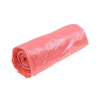 1 Roll Small Disposable Garbage Bag Thicken Clear Trash Bags Durable Plastic Bags Wastebasket Liners Bags for Office Home Bathroom Kitchen🍭 (Red)