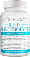Codeage Keto Electrolyte Supplement (Extra Strength) for a Low Carb Diet or Ketogenic Diet, Calcium Magnesium Sodium Potassium, Electrolytes Powder Salt Pills & Drink Hydration Tablets, 180 Capsules