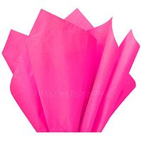 Flexicore Packaging® Tissue Paper Gift Wrap | Size:15"x20" | Acid Free | Bulk | Craft | DIY | Color: Bright Pink | Count: 20 Sheets
