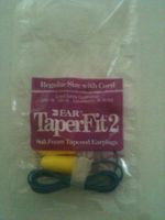 3M E-A-R TaperFit 2 Self-Adjusting Earplugs, Uncorded, Foam, Yellow, 200 Pairs/Box