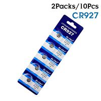 3V Button Battery CR927 DL927 BR927 5011LC LM927 KCR927 Coin Cell Bulk 10Pcs