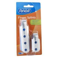 Rexall Finger Splints, 2 Pack
