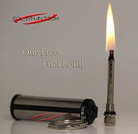 Survival Endless Match Box- Permanent Match- Forever Match- Emergency Fire Starter- Outdoor Survive Tool- Outdoor Emergency Flint Stone Lighter with Keychain for Camping Hiking BBQ