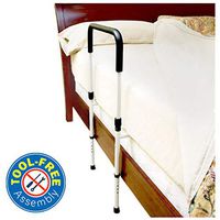 PYD Safety Bed Rails for Seniors Elderly, Medical Adjustable Height Home Bed Assist Bar Handle, Assistance for Getting in & Out of Bed, Fall Prevention
