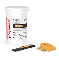 CardioRisk Panel TOTAL+HDL+GLU Cardio Chek Test Strips (15 strips); PTS Panels #2412 for Cholesterol