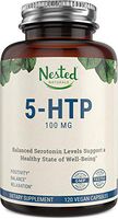 5-HTP 100mg Supplement (5-hydroxytryptophan) | Sleep, Relaxation, Mood Support | Naturally Sourced Serotonin Booster | 120 Vegan Capsules