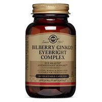 Solgar - Bilberry Ginkgo Eyebright Complex, 60 Vegetable Capsules