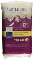 Natracare Natural Feminine Night Time Maxi Pads, Extra Long, 10 Count