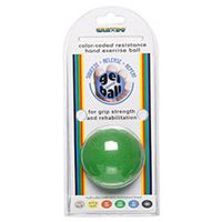 CanDo - Gel Squeeze Ball Std Medium,Green - cm