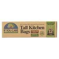 If You Care Tall Kitchen - Trash Bag - Case of 12 - 12 Count