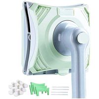 KJRJC Long Reach Telescopic Glass Cleaner - Double-Sided Magnetic Surface Cleaning for High-Rise Glazed Windows (5-26 Mm Thickness)