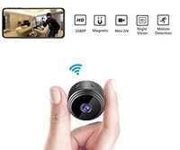 Mini Hidden Spy Camera Wireless HD 1080P Indoor Outdoor Home Small Cam Security Nanny Cop Cameras, Built-in Battery with Motion Detection Night Vision Video Recorder for iPhone Android PC [Upgraded]