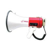 PyleHome Professional Megaphone - Comes with Rechargeable Battery and Built-in USB Flash & SD Memory Card Readers Computer, Electronics