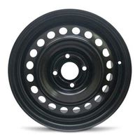 Road Ready Car Wheel For 2007-2012 Nissan Sentra 16 Inch 4 Lug Steel Rim Fits R16 Tire - Exact OEM Replacement - Full-Size Spare