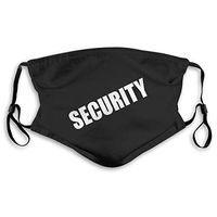 PTSocks Halloween Adjustable Earloop Face Mask Security Dust-Proof Safety Mouth Mask with 2 Pcs Activated Carbon Filter