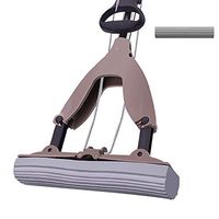 Sponge Absorbent Mop Free Hand-washing Rotating Folding Household Cotton Mop FANJIANI (Color : 1 mop head)