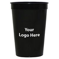 Personalized Custom Stadium Cups - Smooth Finish - 250 Quantity - $0.65 Each - Bulk Promotional Product with Your Logo/Customized. 16-Ounce Capacity