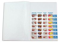 Pill Pak Bi-fold - Weekly Four Times a Day Blister Pack - Jumbo Size Blisters (Jumbo, 10 Pack)