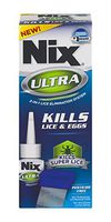 NIX Ultra Lice & Nits Treatment | Kills Super Lice & Eggs | Pesticide-Free | 3.4 FL OZ