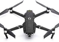 Wrapgrade Poly Skin for DJI Mavic 2 Main Unit (Black Bumpy CAMO)