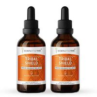 Secrets Of The Tribe - Tribal Shield, Herbal Supplement Blend Drops Alcohol Liquid Extract, Immune/Endurance/Wellbeing (2x4 fl oz)