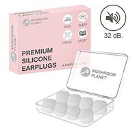 Mplanet earplugs - soft silicone moldable ear plugs - 4 pair best high fidelity earplugs for sleeping, noise cancelling, reduction snoring, concert, musicians, sound blocking, downbeats, kids swimming
