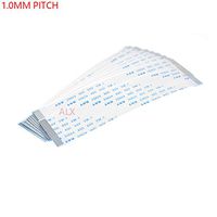 Calvas 10PCS FPC Ribbon Flexible Flat CABLE PITCH 1.0MM 100MM A-Type 4P 6P 8P 10P 12P 16P 20P 30P 40P FFC WIRE 6/10/12/16/20/30/40 pin - (Color: 8P)
