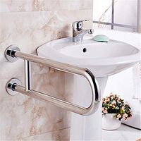 Bathroom Toilet Handrail Stainless Steel Barrier-Free Handle Bathroom Safety Non-Slip Handle for Elderly Pregnant Use