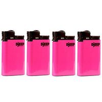 4 Djeep Pink Neon/Hot Body Lighters