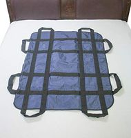 Obbomed MC-3010 Extra Large Transfer Blanket with Handles-Bed Positioning Pad Sheet and Straps, Reusable Washable Patient Lifting Device for Turning Sliding Moving - for Caregiver Patients 48” x 40”