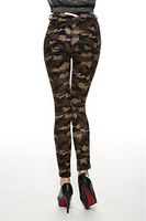 H.coosy practical;cozy Leaping mention the neck was thin leggings Europe and the United States elastic foot pants wholesale WISH camouflage XXL