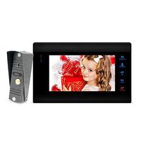 JeaTone Wired 7 Inch Video Doorbell Intercom with 1200TVL Outdoor Camera IP65 Door Phone Home Security System 1V1