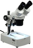 OMAX 5X-10X-15X-30X Binocular Stereo Microscope with Dual Illumination System