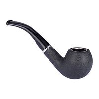 1PC Tobacco Pip Tobacco Smoking Pipe Durable Black Wood Color