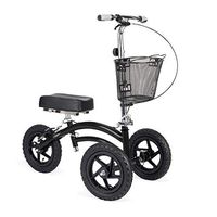EzGo All Terrain Knee Scooter Off Road Heavy Duty Walker Pneumatic Wheels Easy Steering