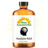 Headache Relief Blend Essential Oil (Huge 8oz Bottle) Bulk Headache Relief Blend Oil - 8 Ounce