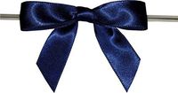 BAYWIND LTD; 2.75" Twist Tie Bows- 100pc (Navy Blue)