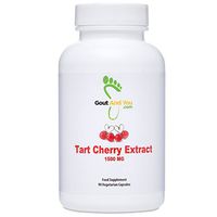 Tart Cherry Extract Capsules with Maximum Potency -1500 mg - 90 Vegetarian Capsules