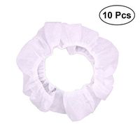 Disposable Toilet Seats ULTNICE Covers 10Pcs Portable Non-Woven Travel Standing-Residential Toilet Cushion Covers (White)