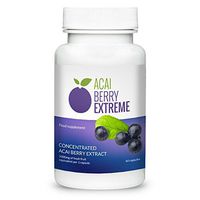 ACAI BERRY EXTREME Premium, Lose up to 15 Kilos Within one Month, Effective Fat Burning, with Valuable Vitamins and Antioxidants, Effective Against Obesity! 60 Capsules 500 mg