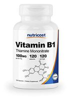 Nutricost Vitamin B1 (Thiamine) 100mg, 120 Capsules - Gluten Free and Non-GMO