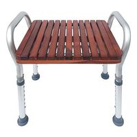 SYDDP Bathroom Stools Bath Stools Lightweight Bath/Shower Stool Non-Slip Handicap Shower Seats Bench with Handrail Adjustable in 6 Height Strong Bearing Capacity for Seniors Disabled Adults Anti-Slip